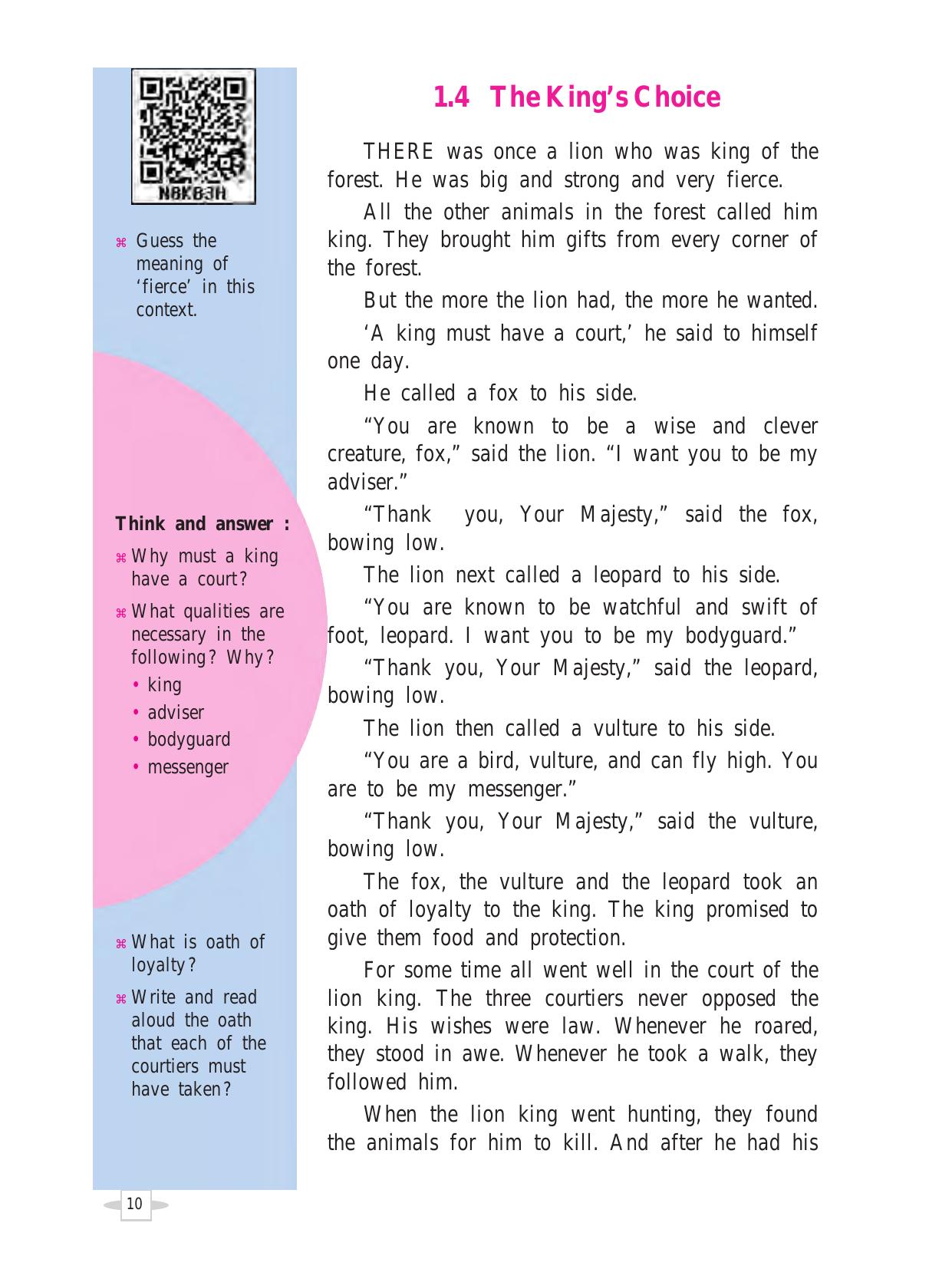 Maharashtra Board Class 7 English Textbook - Page 20