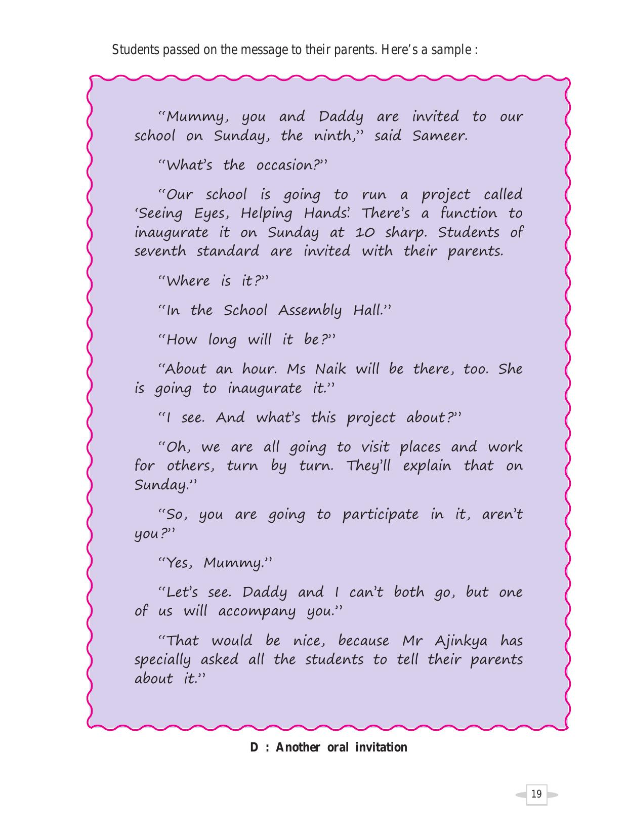 Maharashtra Board Class 7 English Textbook - Page 29