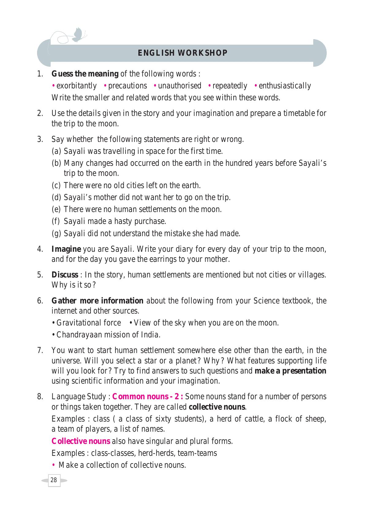 Maharashtra Board Class 7 English Textbook - Page 38