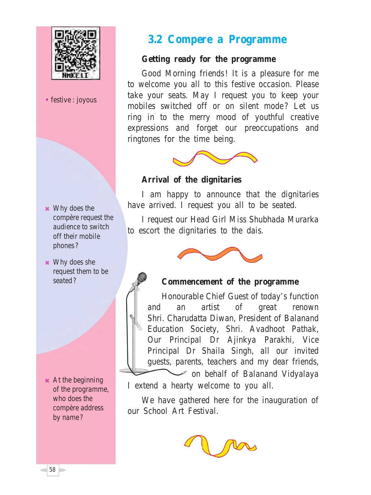 Maharashtra Board Class 7 English Textbook - Page 68