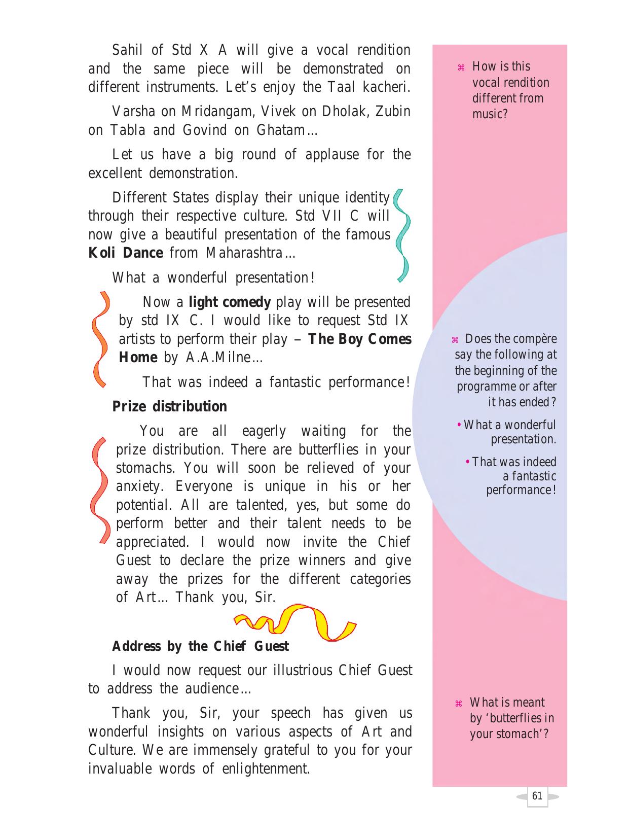 Maharashtra Board Class 7 English Textbook - Page 71