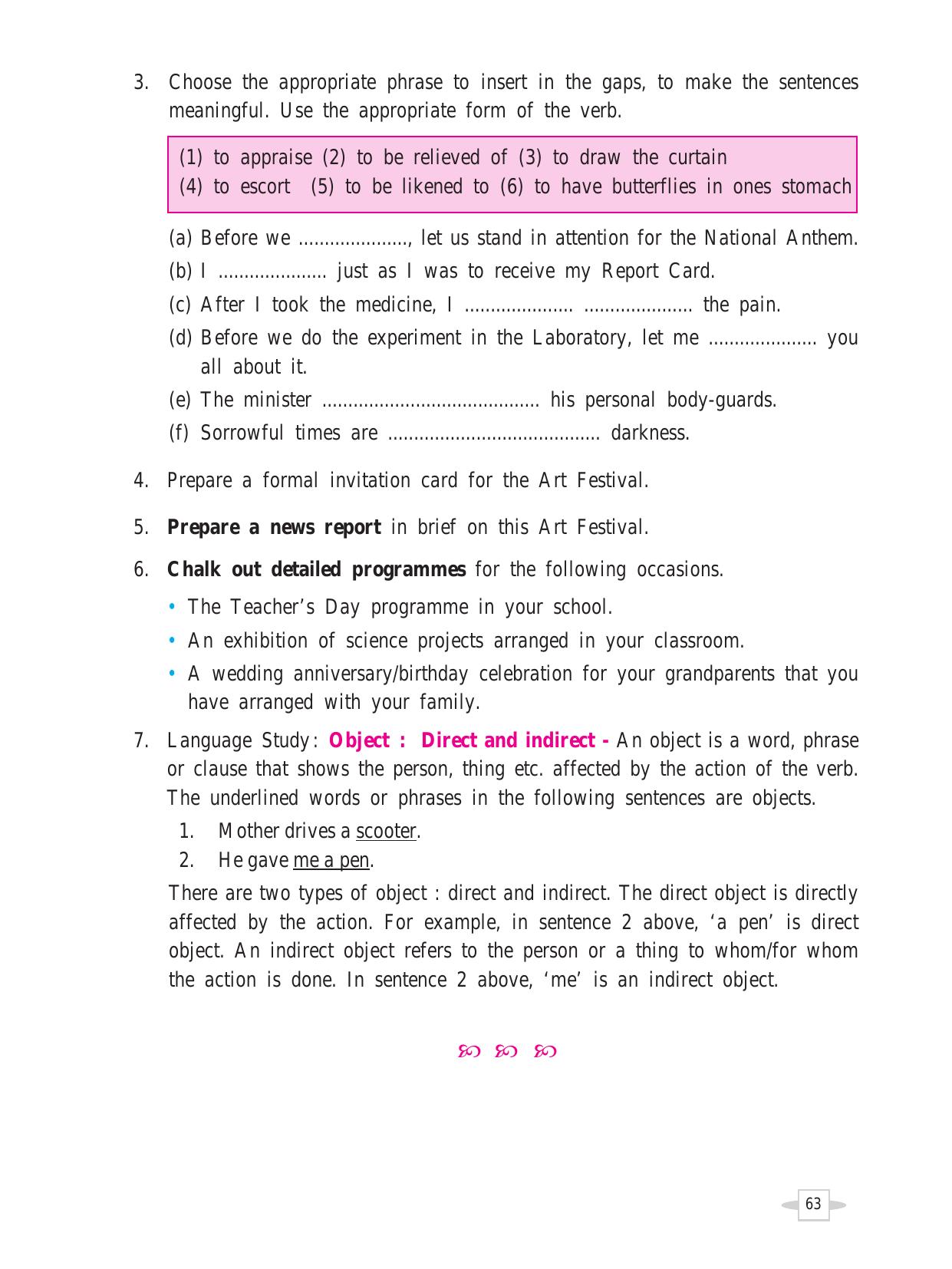 Maharashtra Board Class 7 English Textbook - Page 73