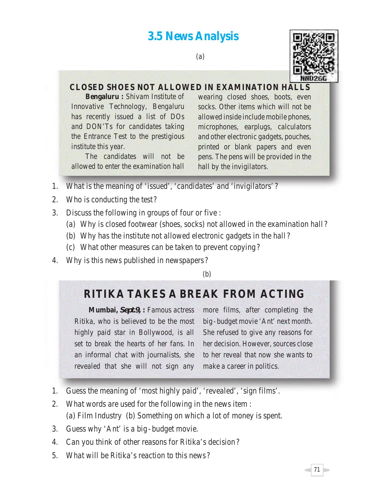 Maharashtra Board Class 7 English Textbook - Page 81