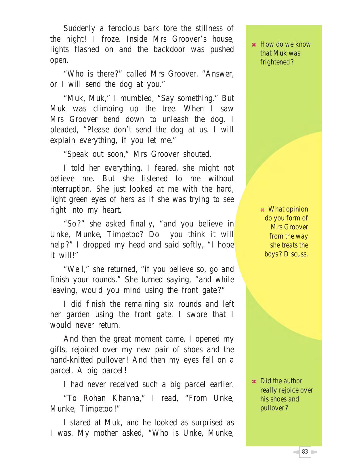 Maharashtra Board Class 7 English Textbook - Page 93