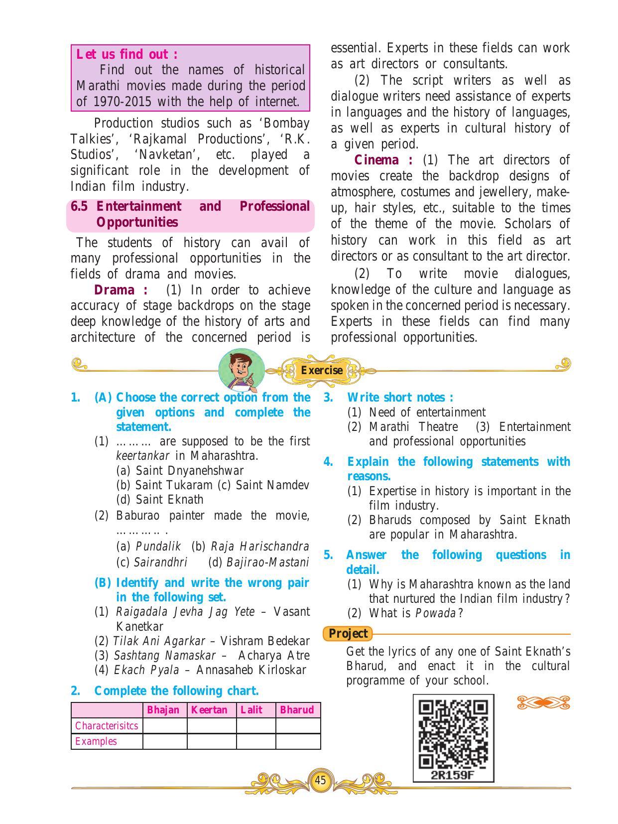 Maharashtra Board Class 10 History & Political Science Textbook - Page 55
