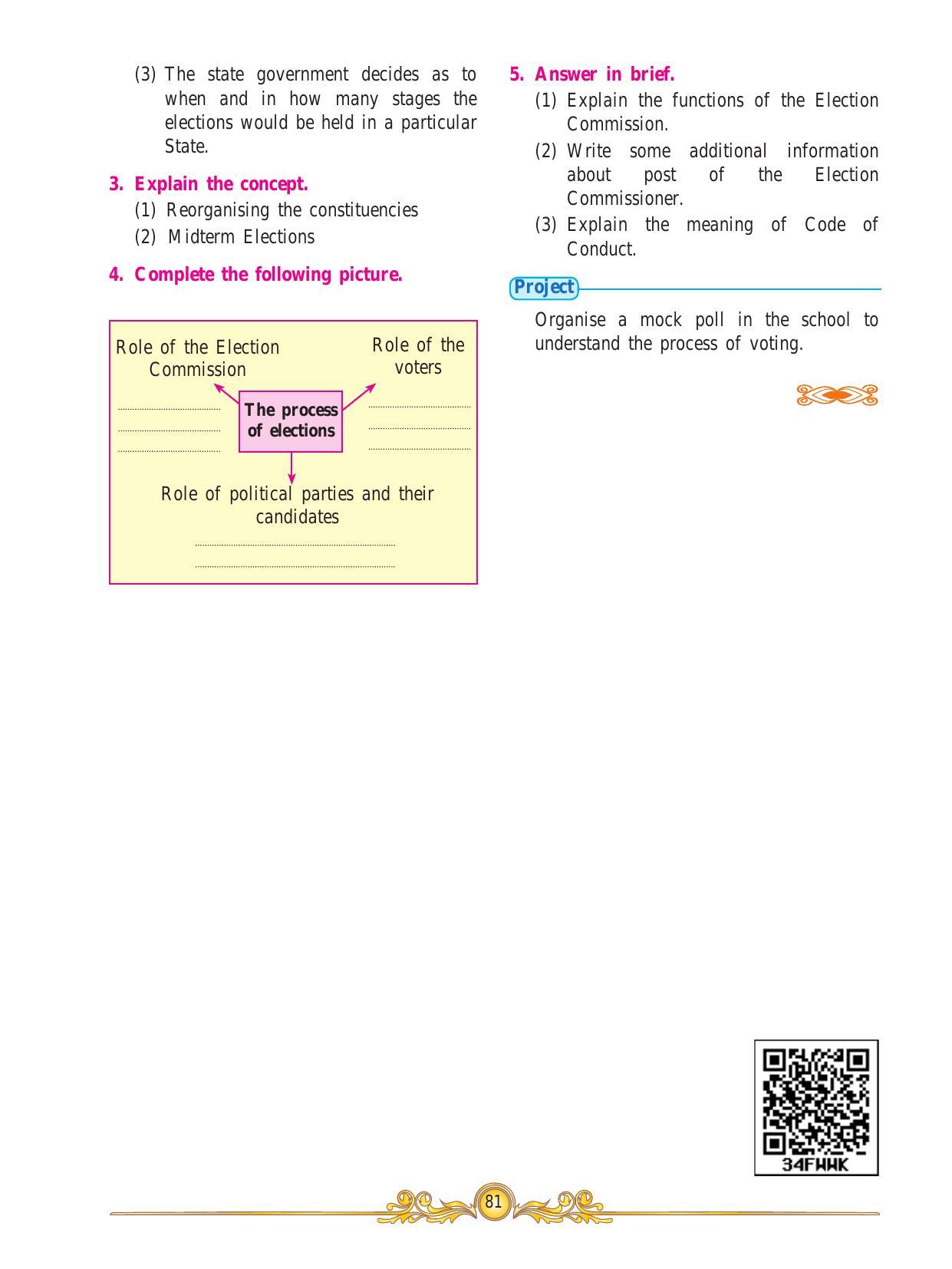 Maharashtra Board Class 10 History & Political Science Textbook - Page 91