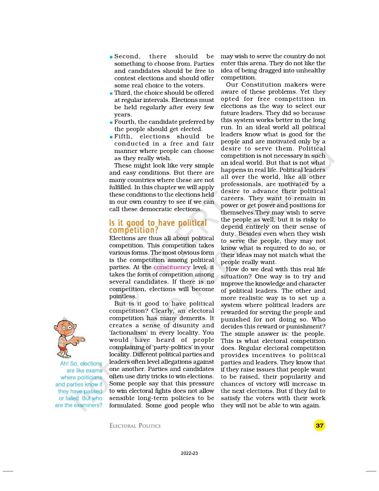 NCERT Book for Class 9 Civics Chapter 4 Electoral Politics - Page 4