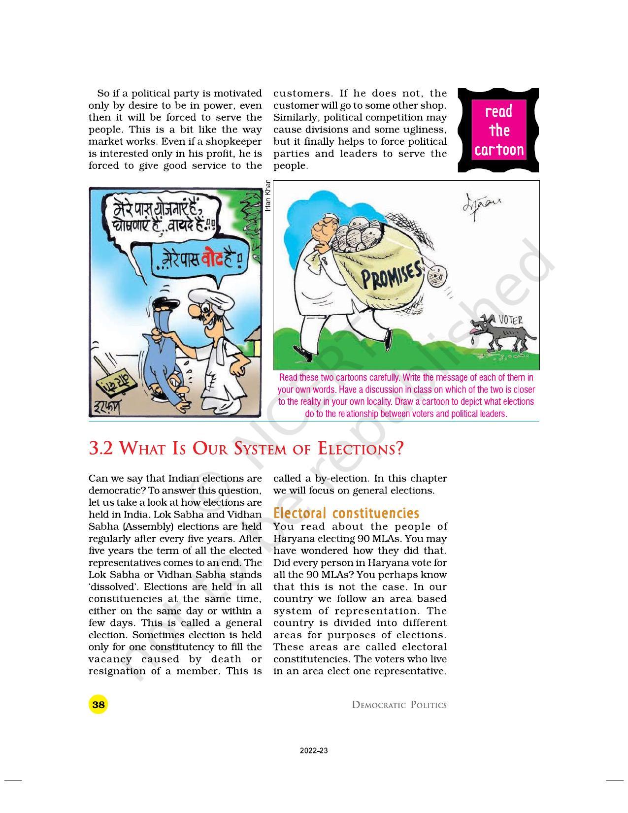 NCERT Book for Class 9 Civics Chapter 4 Electoral Politics - Page 5