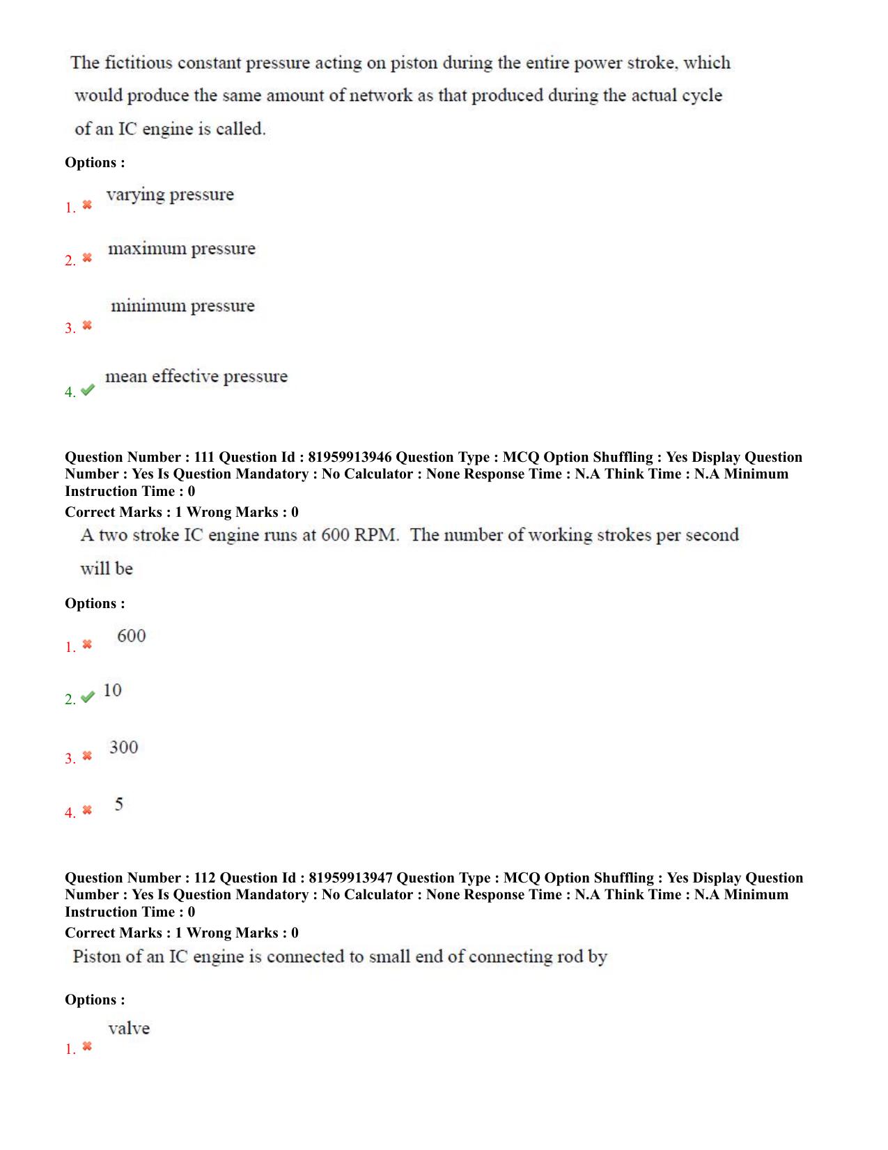TS ECET 2022 Mechanical Engineering Question Paper - Page 51
