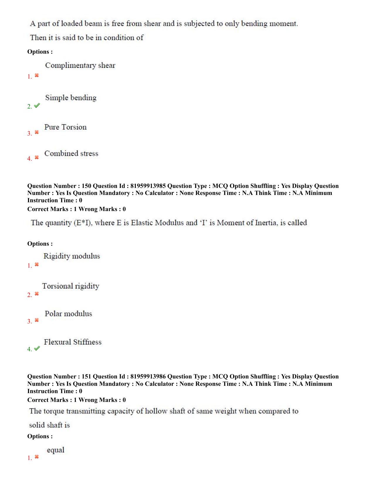 TS ECET 2022 Mechanical Engineering Question Paper - Page 68