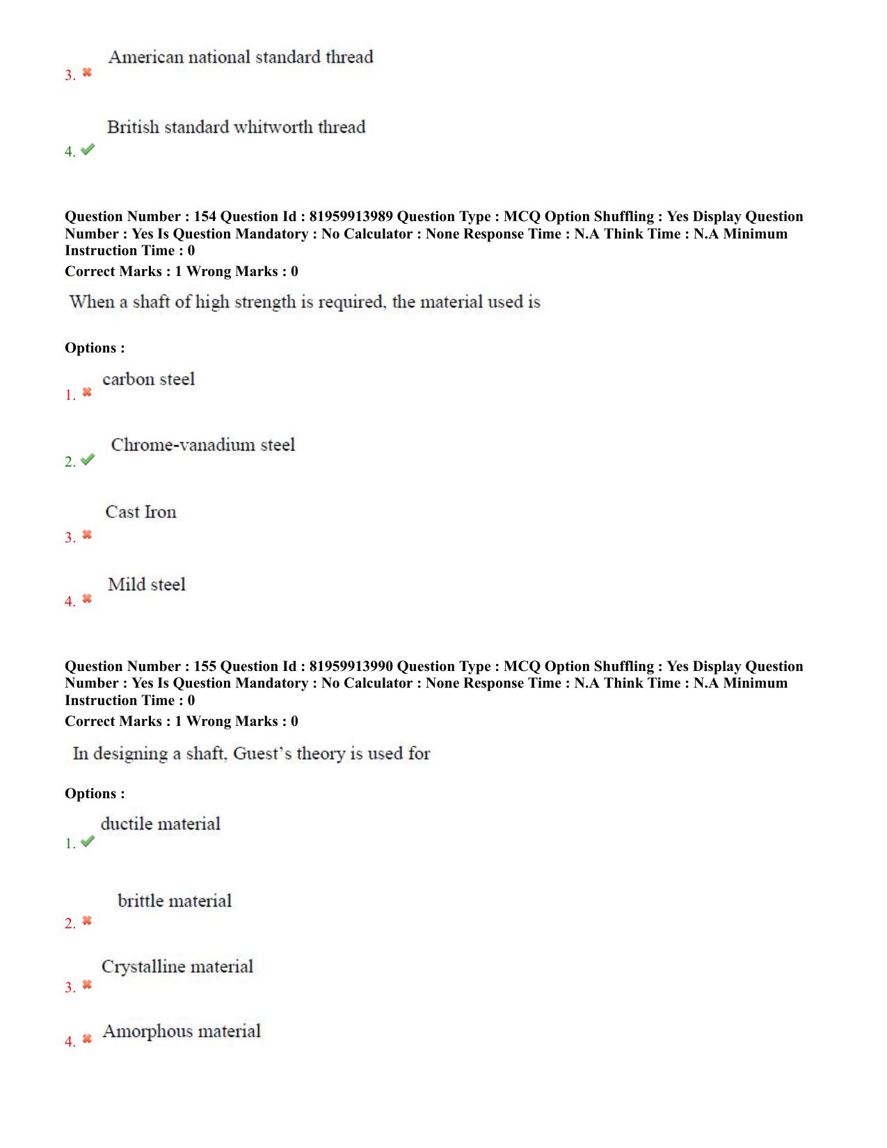 TS ECET 2022 Mechanical Engineering Question Paper - Page 70