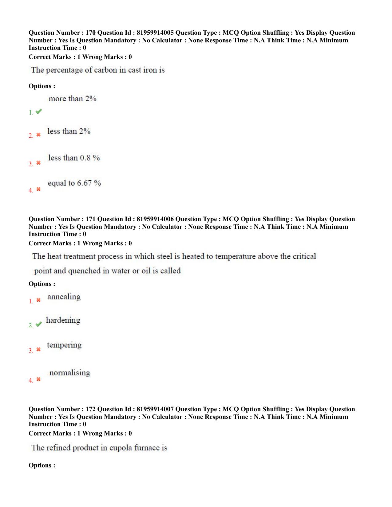 TS ECET 2022 Mechanical Engineering Question Paper - Page 77