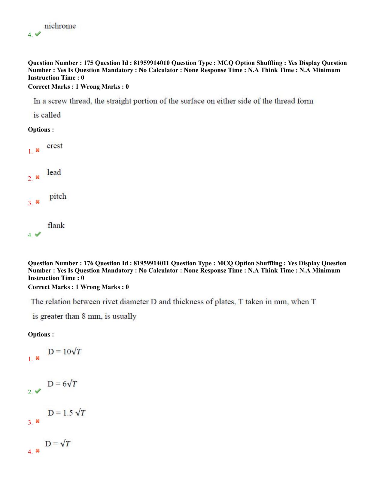 TS ECET 2022 Mechanical Engineering Question Paper - Page 79