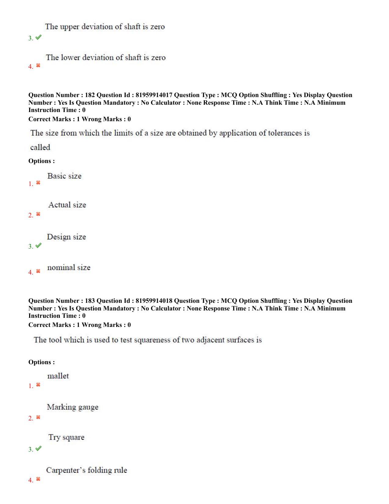 TS ECET 2022 Mechanical Engineering Question Paper - Page 82
