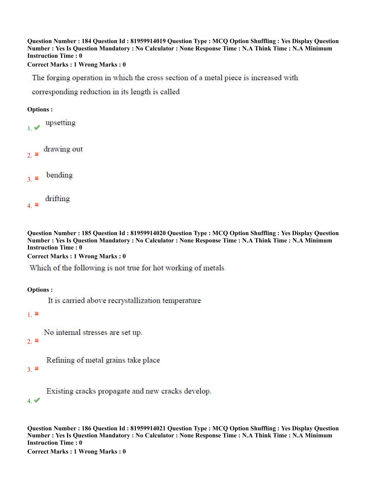 TS ECET 2022 Mechanical Engineering Question Paper - Page 83