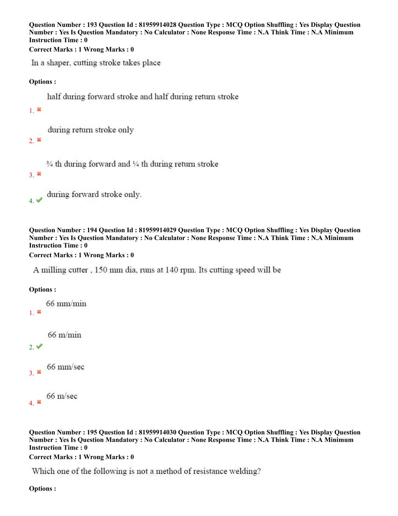 TS ECET 2022 Mechanical Engineering Question Paper - Page 87