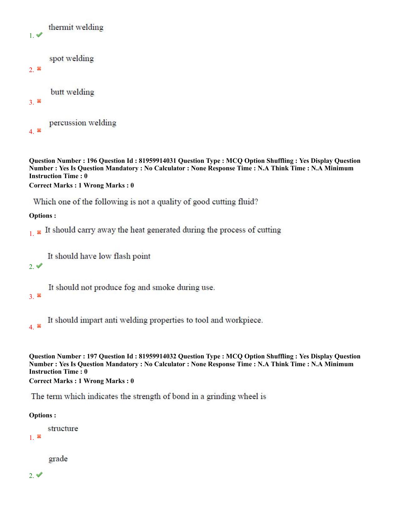 TS ECET 2022 Mechanical Engineering Question Paper - Page 88