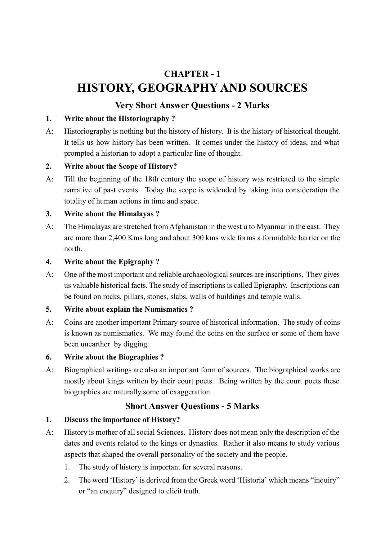 TS SCERT Inter 2nd Year History I yr EM Path 1 (Telugu Medium) Text Book - Page 6