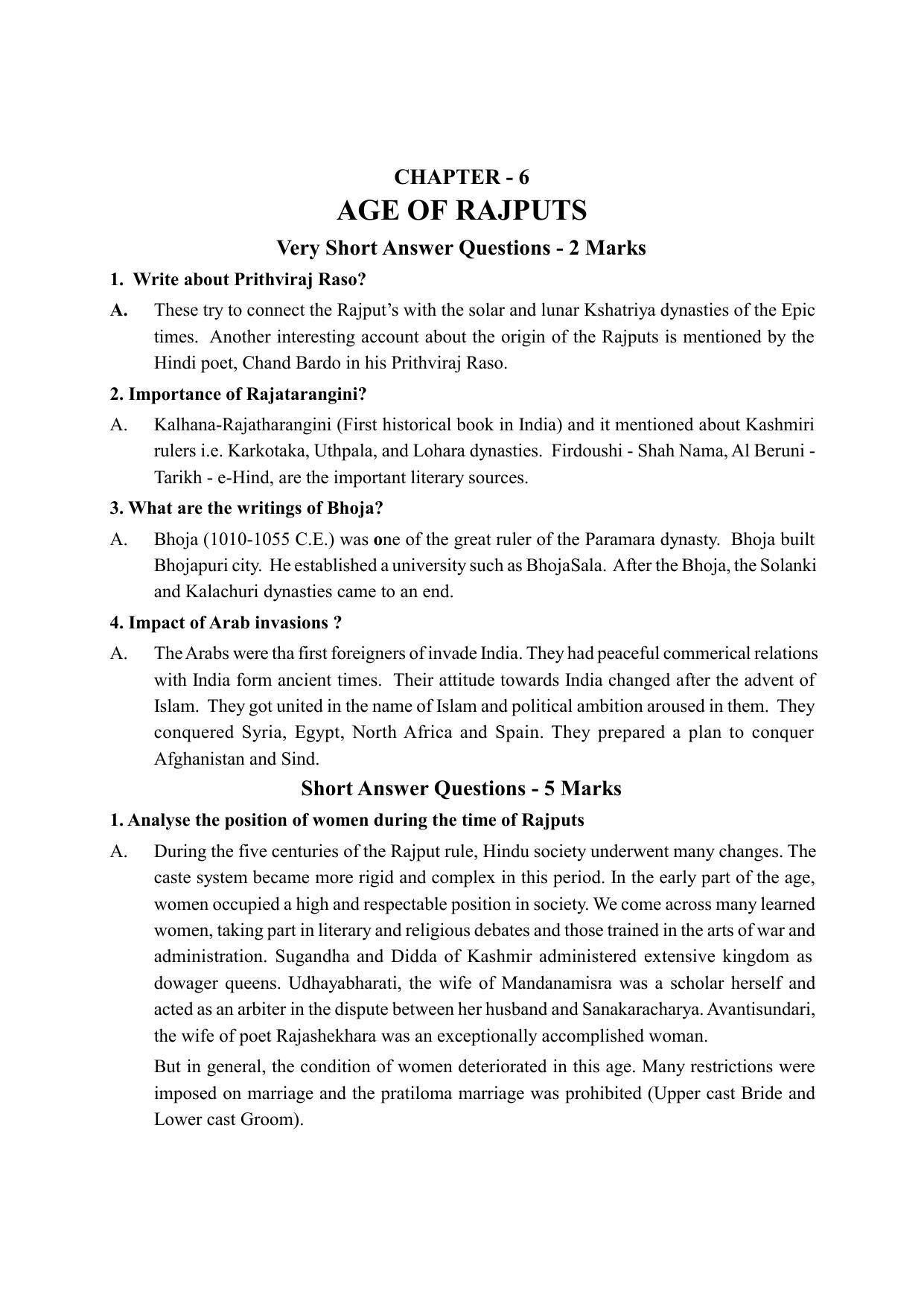 TS SCERT Inter 2nd Year History I yr EM Path 1 (Telugu Medium) Text Book - Page 24