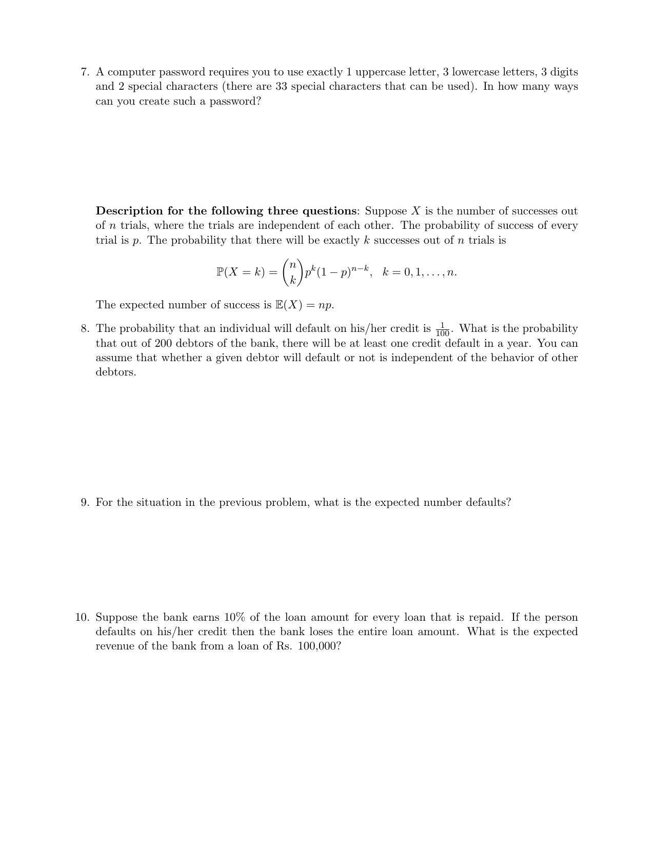 CMI Entrance Exam 2018 Question Paper MSc Data Science - Page 13