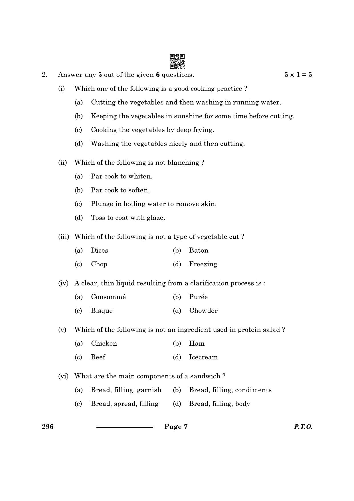 CBSE Class 10 Food Production 2024 Question Paper - Page 7