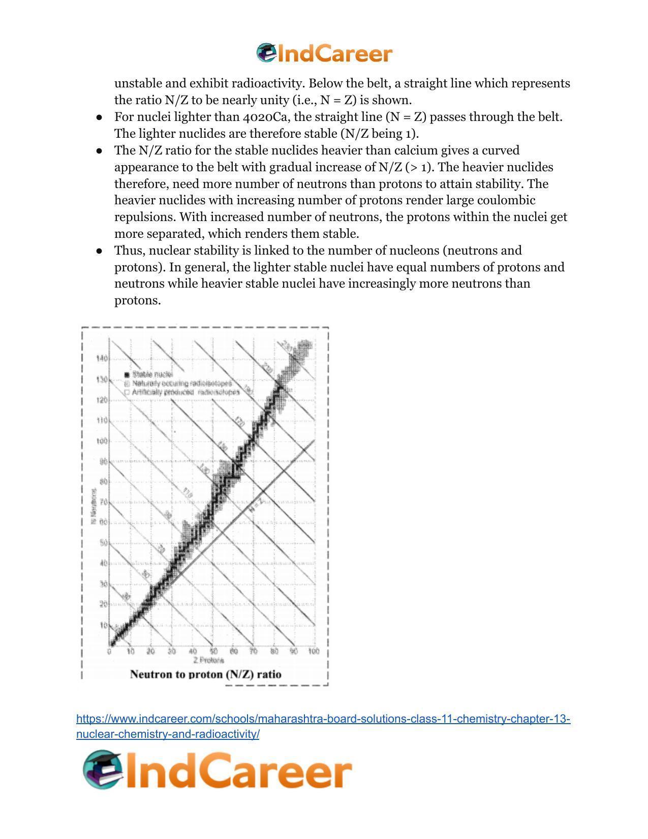 Maharashtra Board Solutions Class 11-Chemistry: Chapter 13- Nuclear Chemistry and Radioactivity - Page 10
