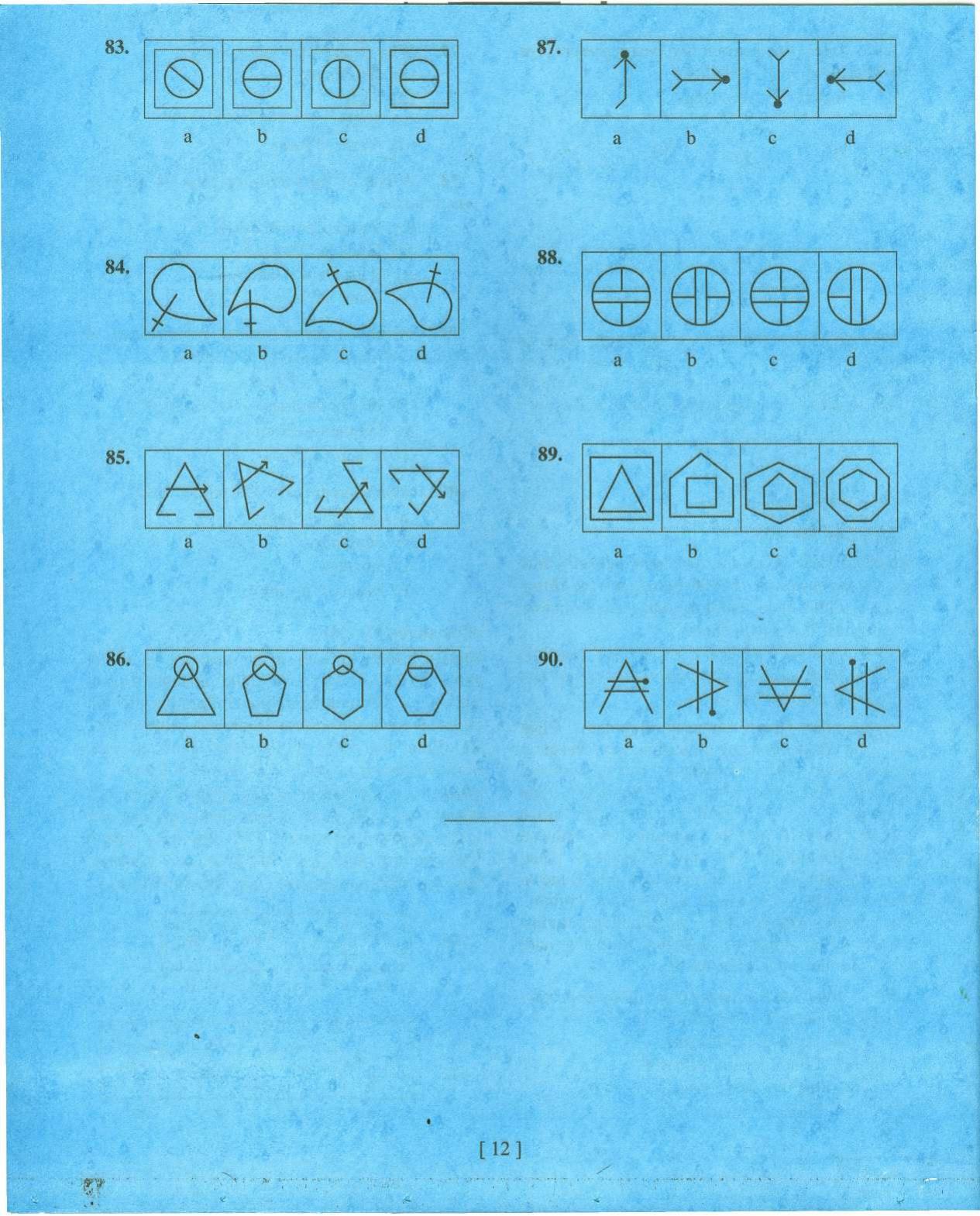 MAT - SAT 2014 Class 8 West Bengal NMMS Question Papers - Page 11