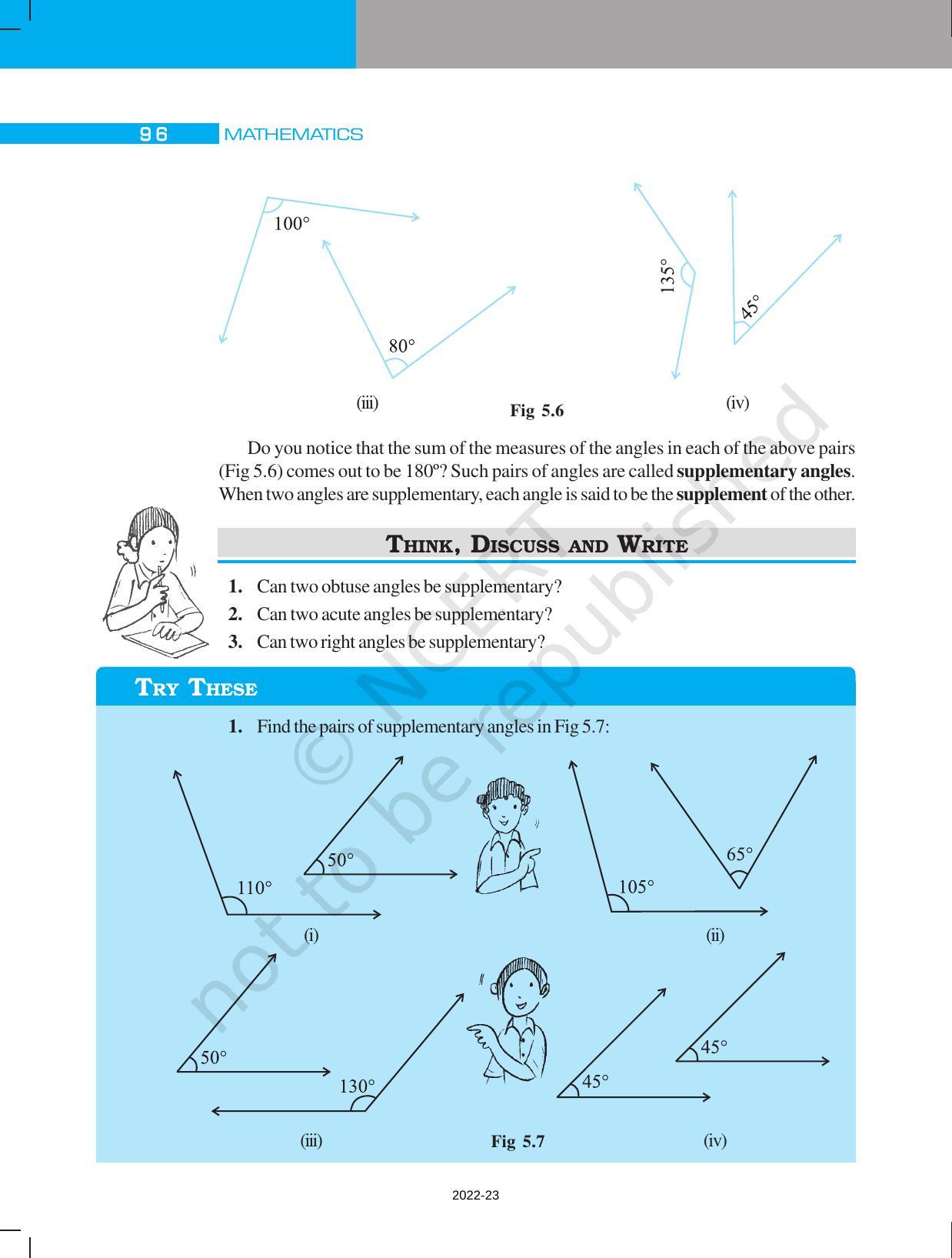 NCERT Book for Class 7 Maths: Chapter 5-Lines and Angles - Page 4