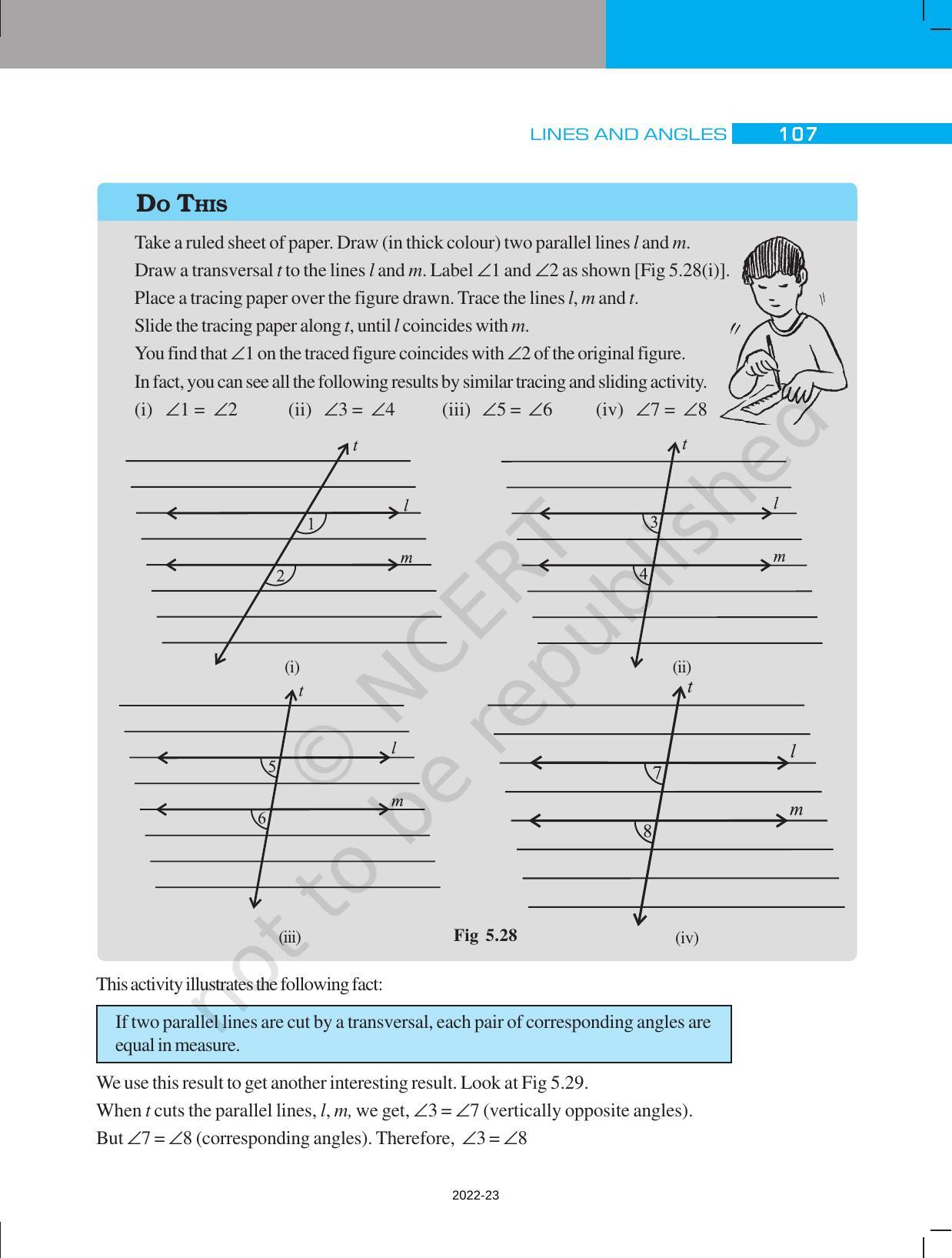 NCERT Book for Class 7 Maths: Chapter 5-Lines and Angles - Page 15