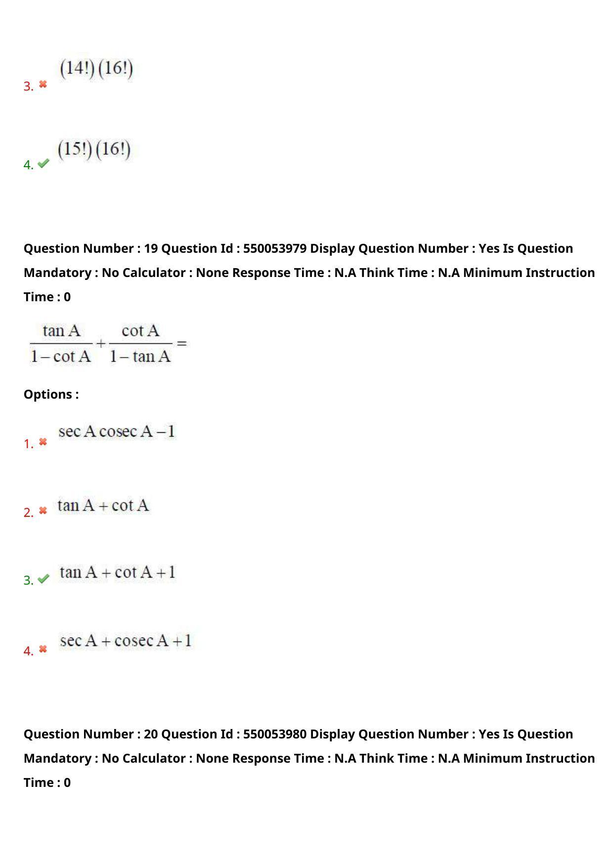 AP EAPCET 2023 - 17 May 2023 Forenoon - Master Engineering Question Paper With Preliminary Keys - Page 16