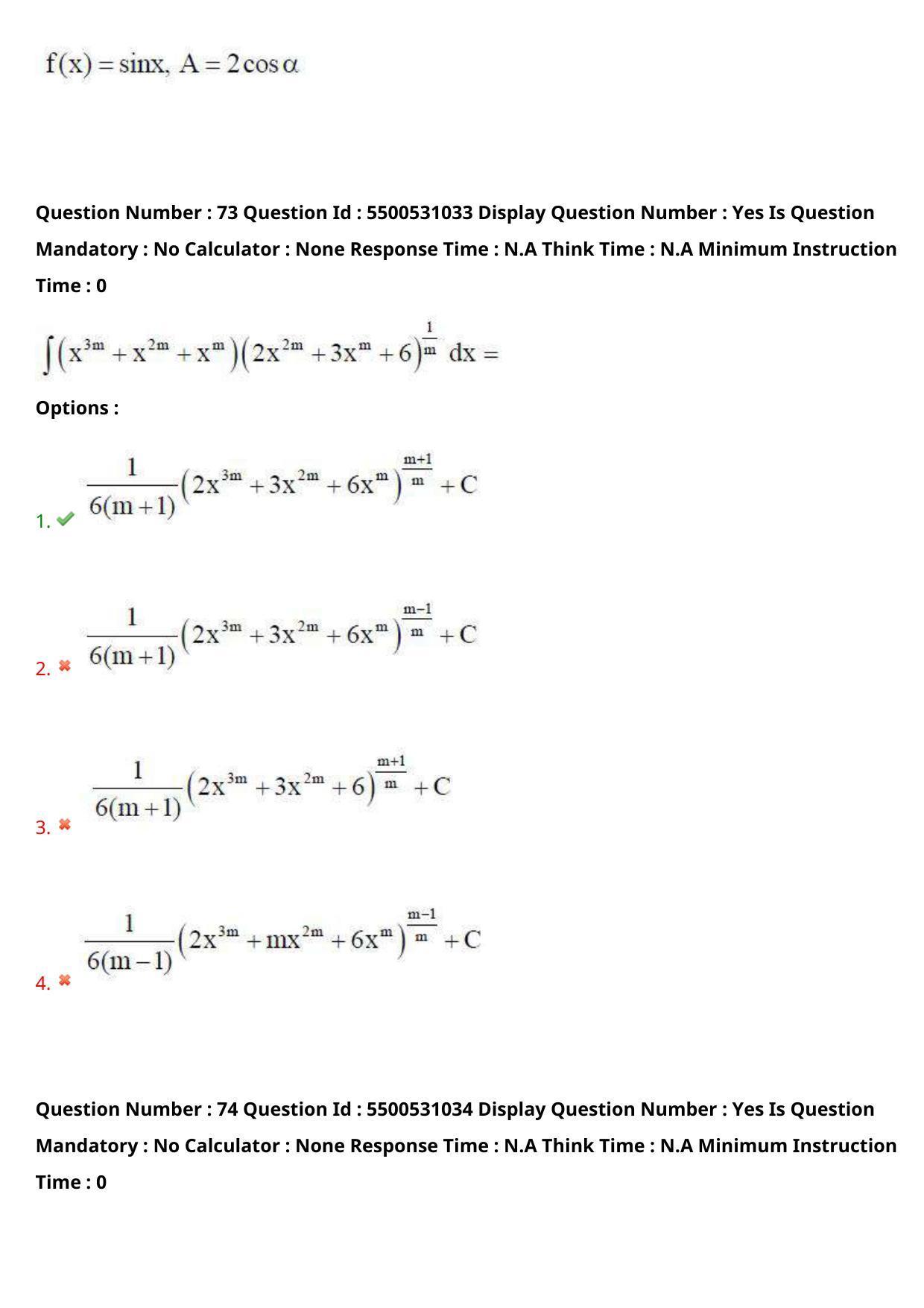 AP EAPCET 2023 - 17 May 2023 Forenoon - Master Engineering Question Paper With Preliminary Keys - Page 62