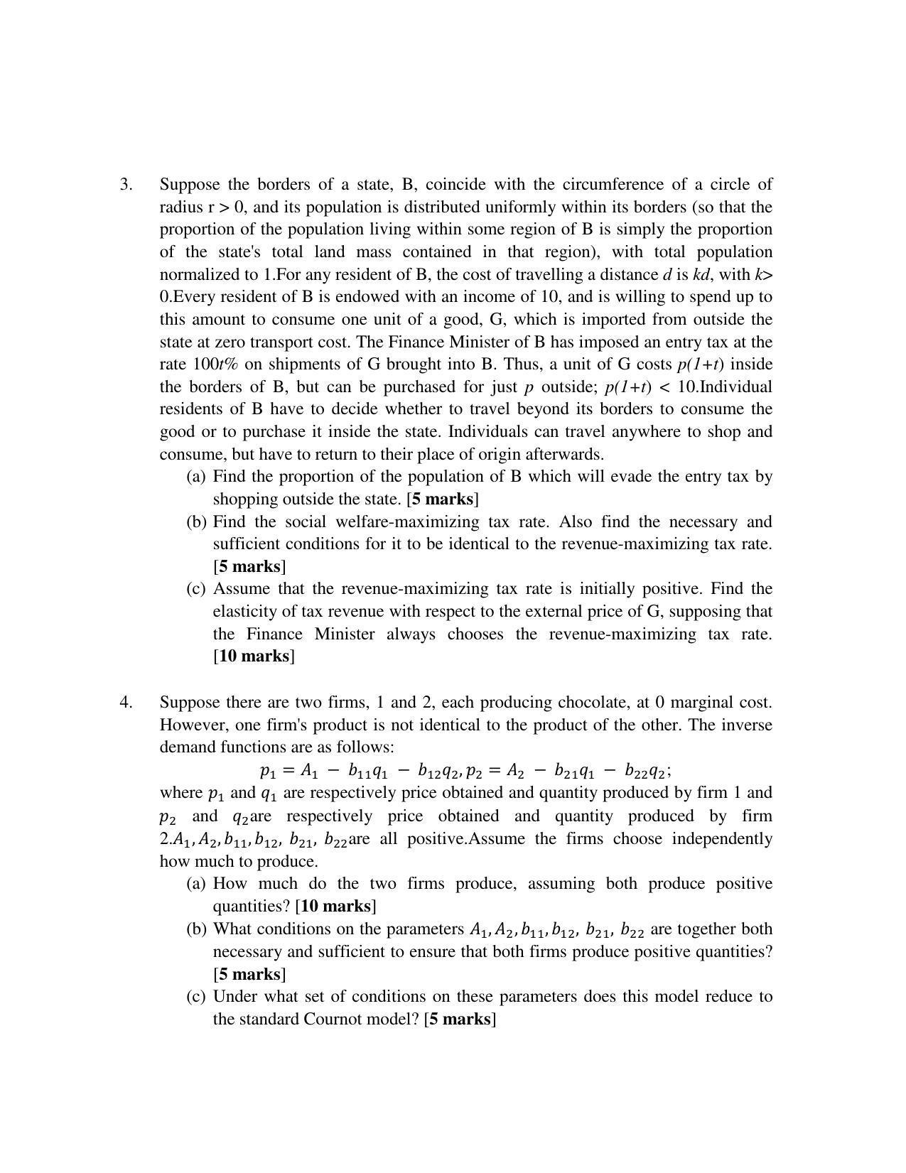 ISI Admission Test M.S.(QE) PEA 2015 Sample Paper - Page 8