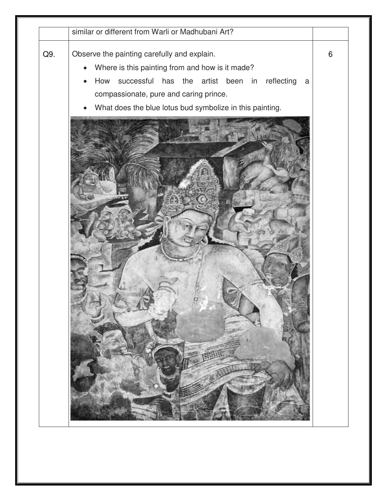 CBSE Class 10 Painting Sample Paper 2025 - Page 5