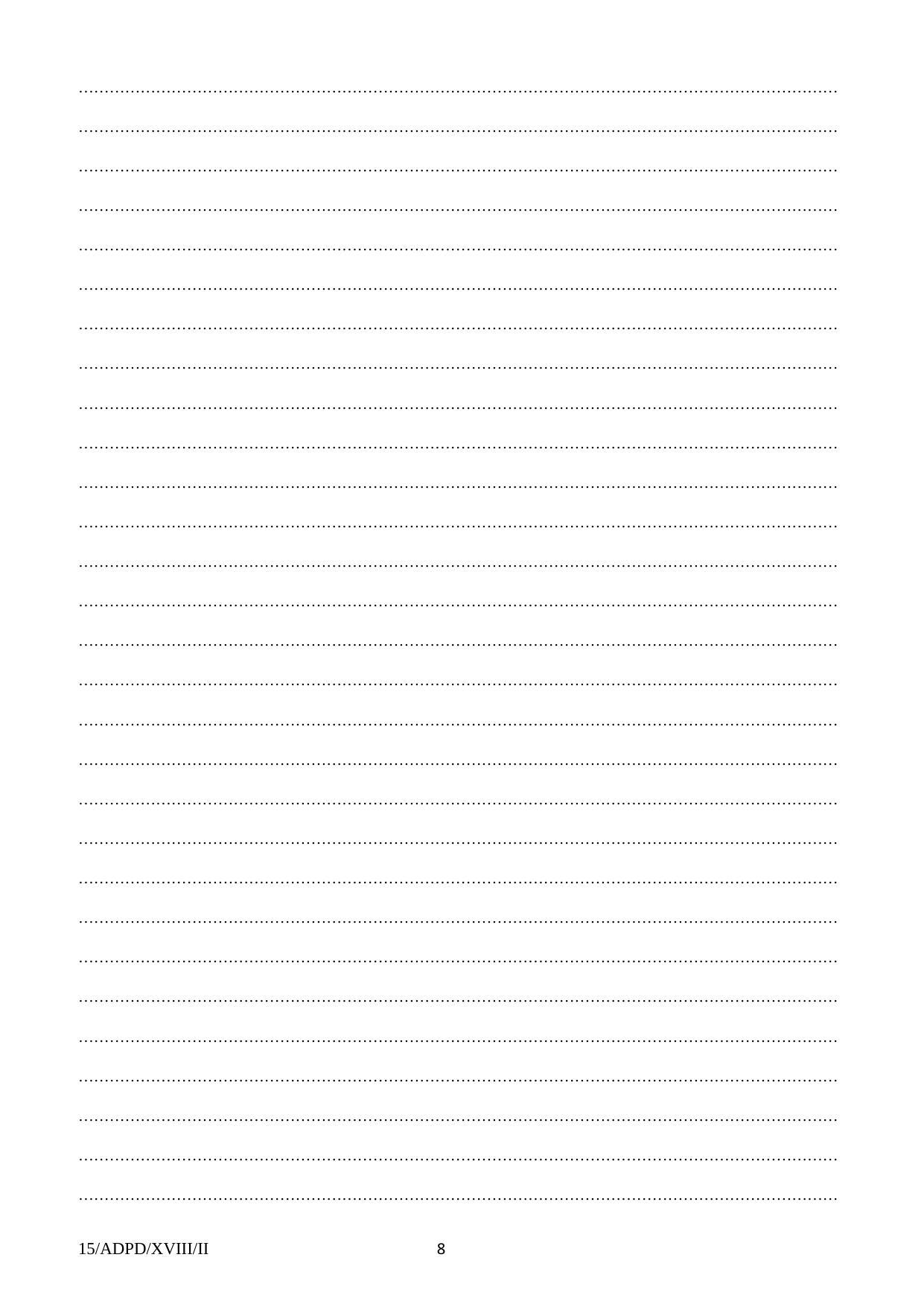FTII JET Three Year Post Graduate Diploma in Art Direction and Production Design 2018 Question Paper - Page 8