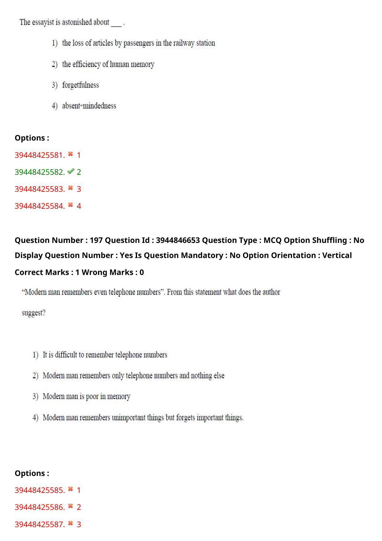 TS ICET 2021 Question Paper 1 - Aug 19, 2021 - Page 182