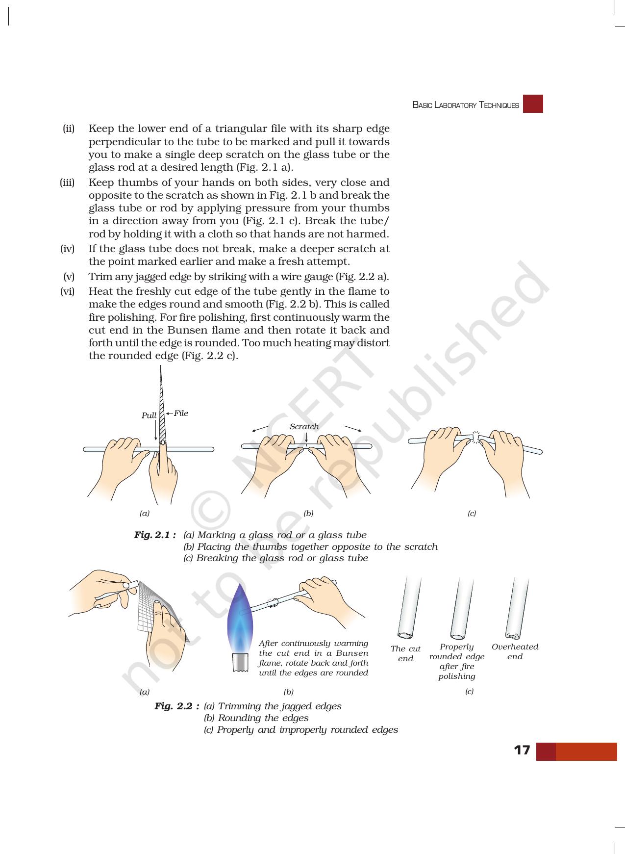 NCERT Laboratory Manuals for Class XI Chemistry - Unit-2 Basic Laboratory Techniques - Page 2