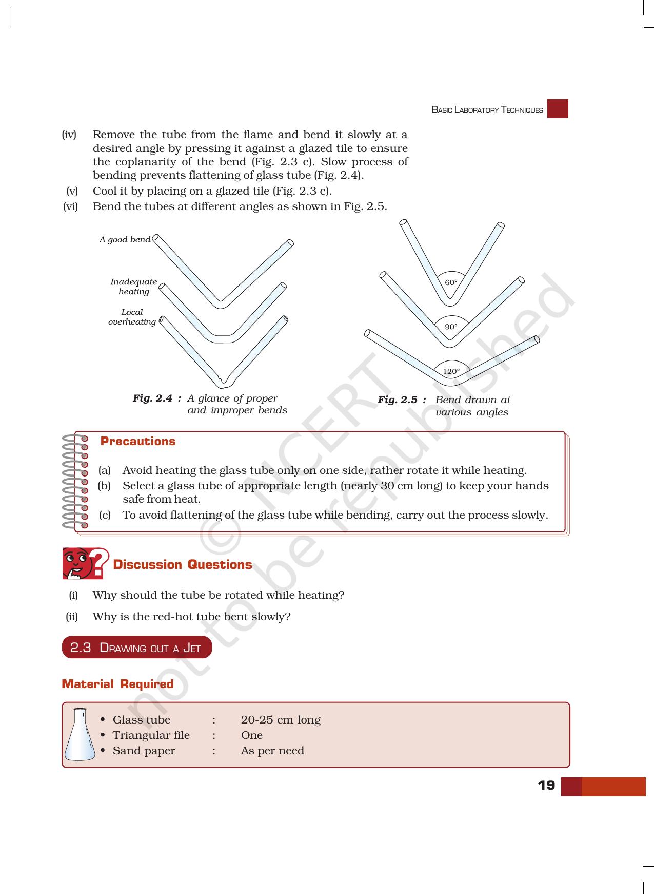 NCERT Laboratory Manuals for Class XI Chemistry - Unit-2 Basic Laboratory Techniques - Page 4