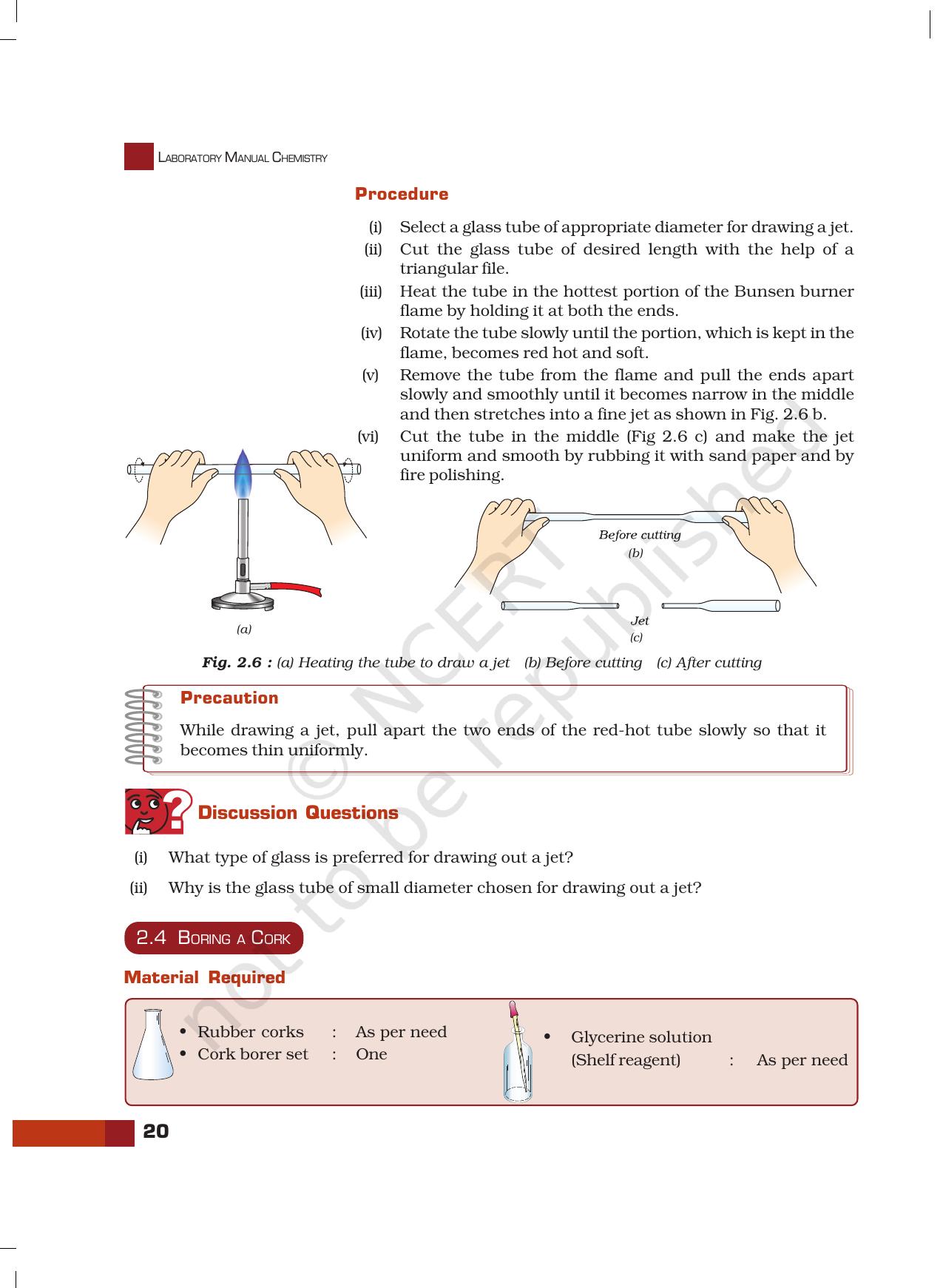 NCERT Laboratory Manuals for Class XI Chemistry - Unit-2 Basic Laboratory Techniques - Page 5