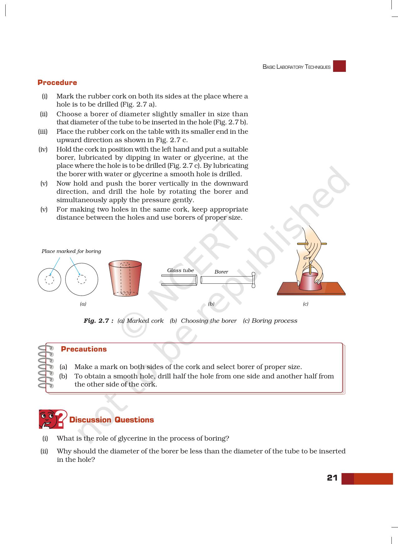 NCERT Laboratory Manuals for Class XI Chemistry - Unit-2 Basic Laboratory Techniques - Page 6