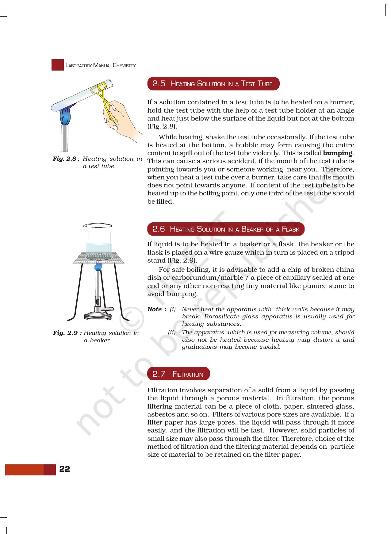 NCERT Laboratory Manuals for Class XI Chemistry - Unit-2 Basic Laboratory Techniques - Page 7