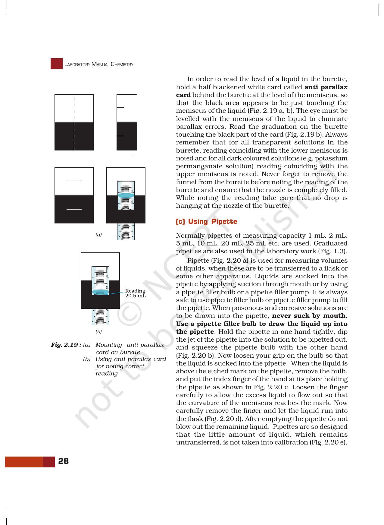 NCERT Laboratory Manuals for Class XI Chemistry - Unit-2 Basic Laboratory Techniques - Page 13