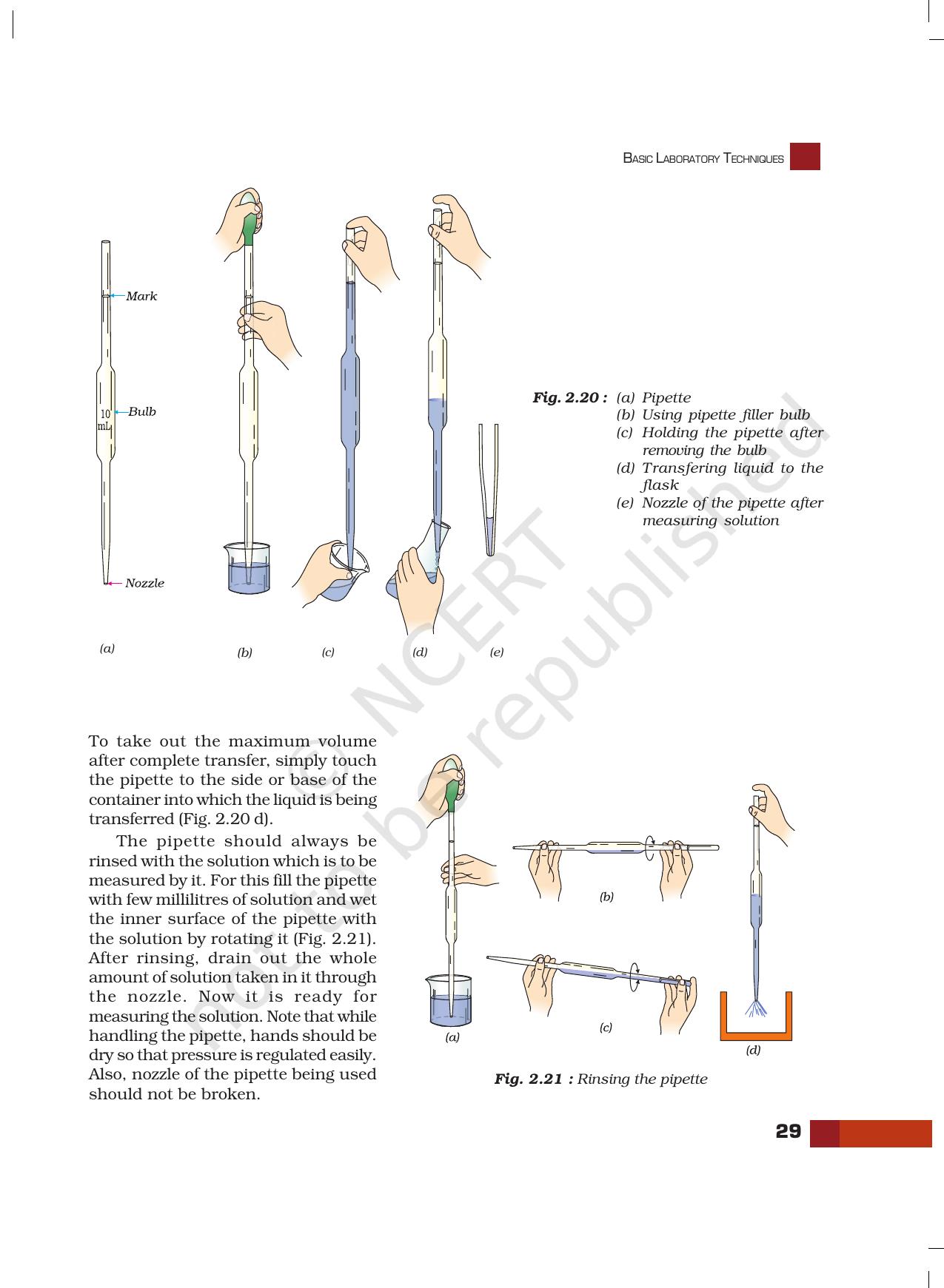 NCERT Laboratory Manuals for Class XI Chemistry - Unit-2 Basic Laboratory Techniques - Page 14