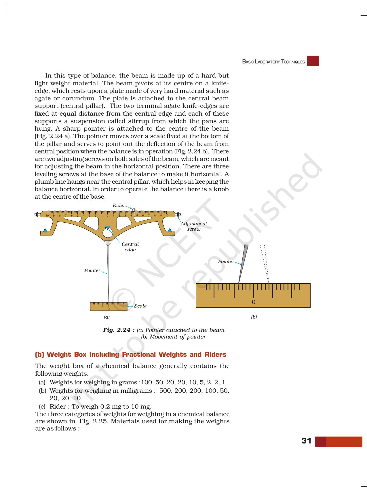 NCERT Laboratory Manuals for Class XI Chemistry - Unit-2 Basic Laboratory Techniques - Page 16