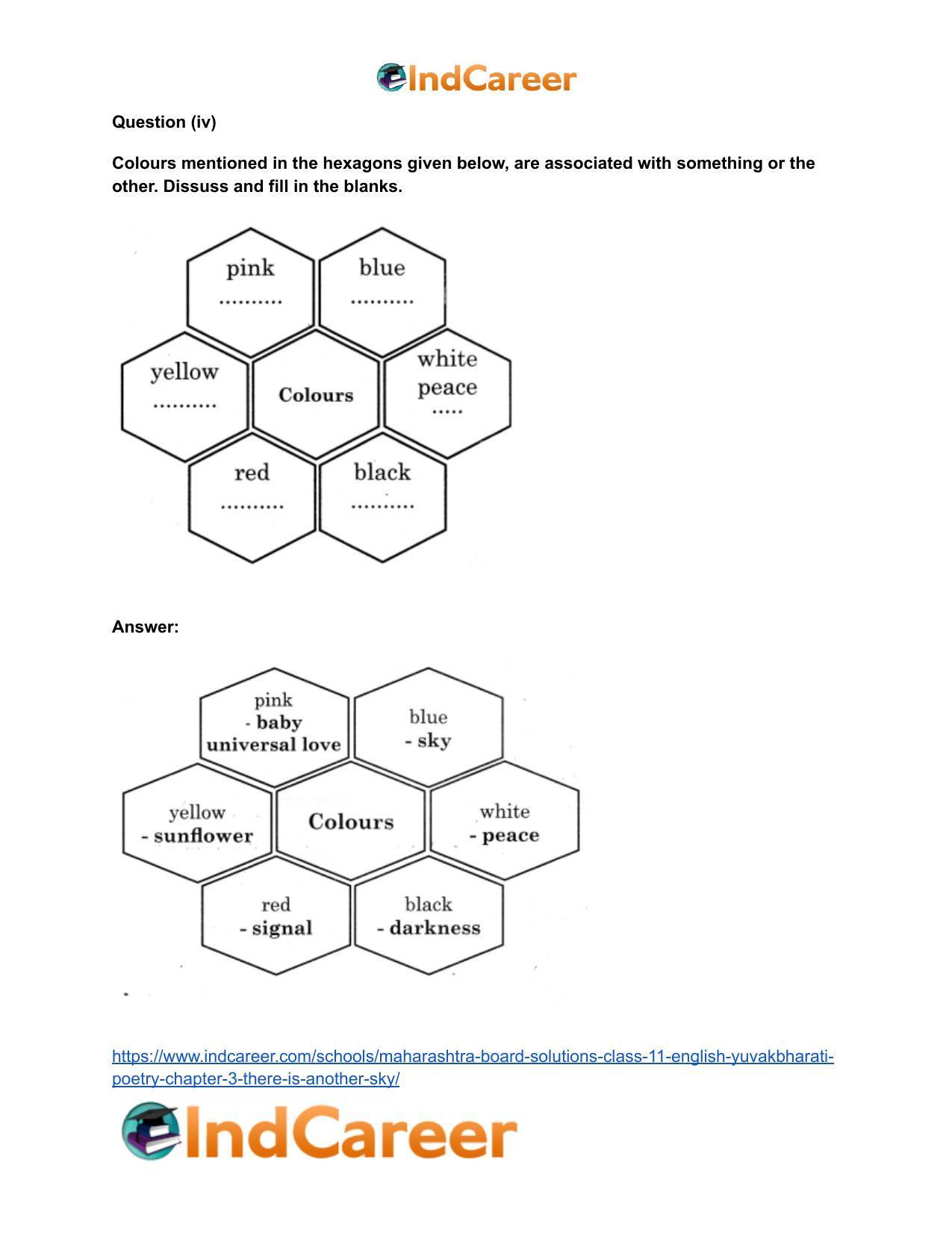 Maharashtra Board Solutions Class 11-English Yuvakbharati (Poetry): Chapter 3- There is Another Sky - Page 4
