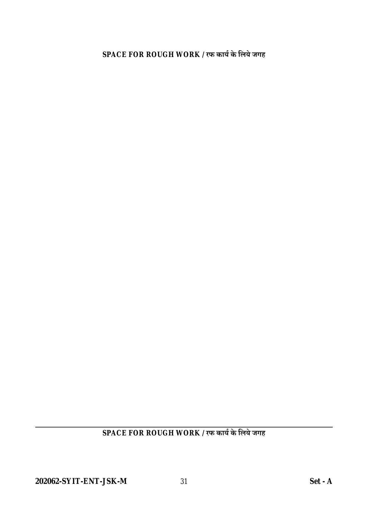CG M.Sc Nursing 2022 Question Paper - Page 31