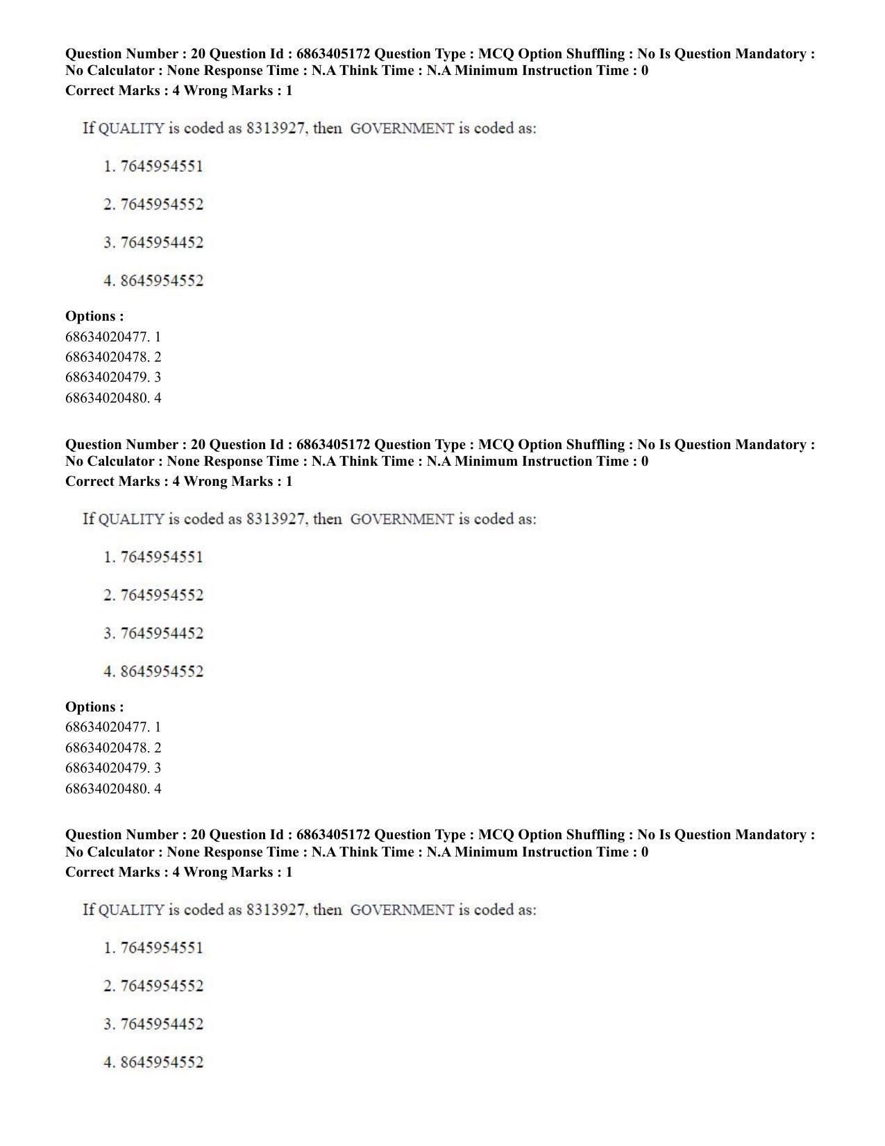 CUET PG 2023: LAQP27 – Odia - Shift 1 (5-06-2023) Question Paper - Page 31