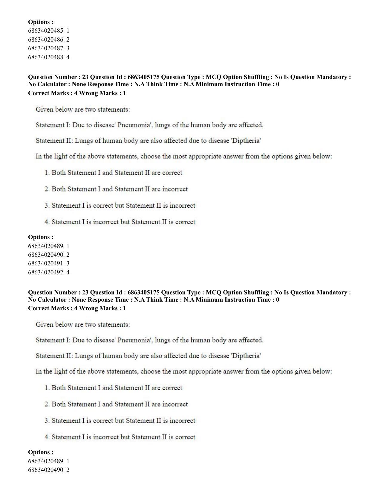 CUET PG 2023: LAQP27 – Odia - Shift 1 (5-06-2023) Question Paper - Page 35