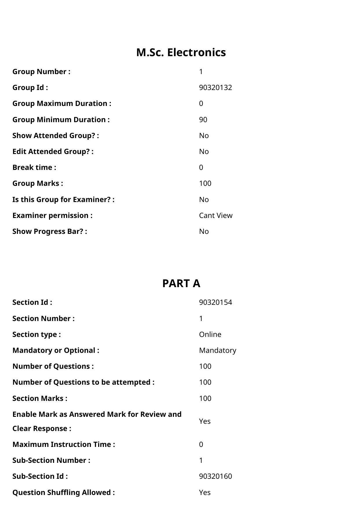 TS CPGET 2022 M.Sc Electronics Question Paper with Answer Key - Page 2