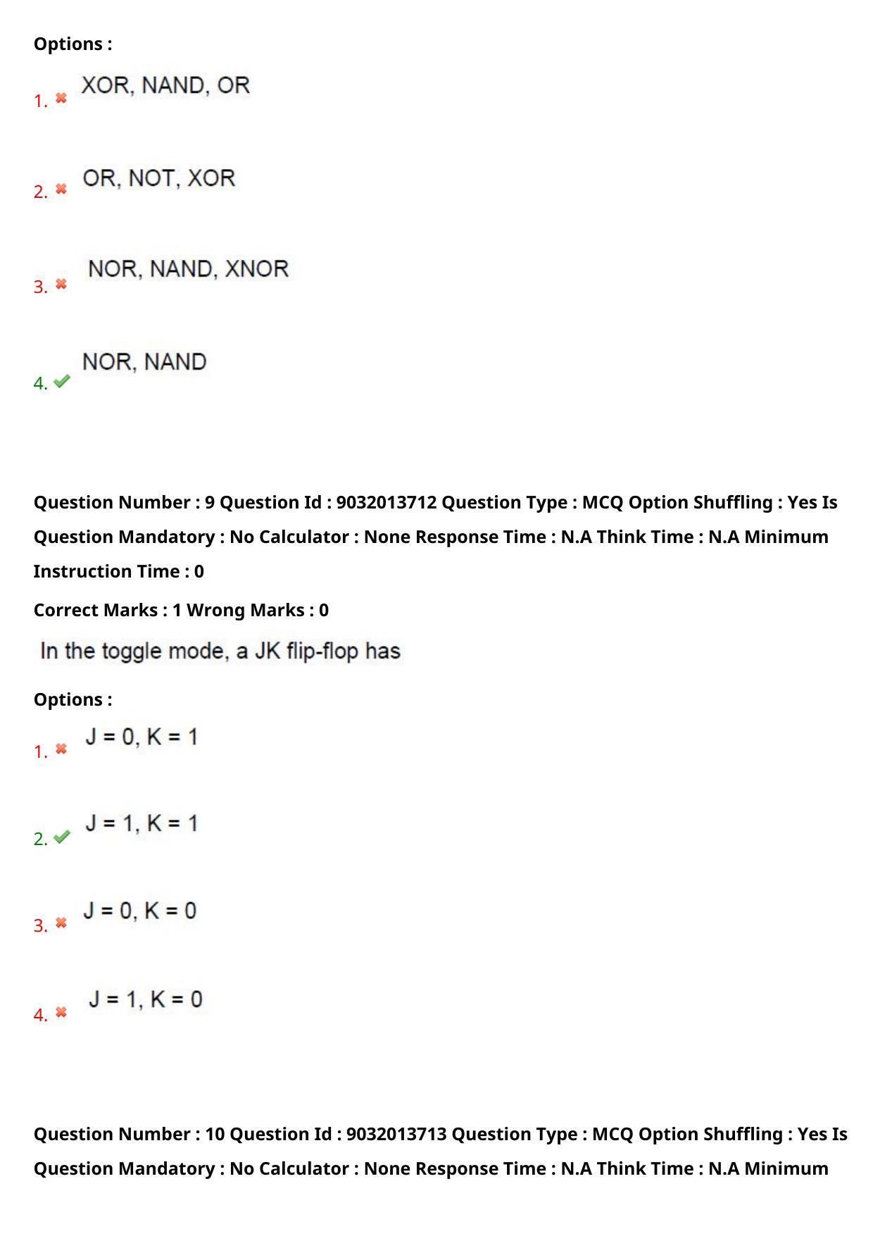 TS CPGET 2022 M.Sc Electronics Question Paper with Answer Key - Page 7