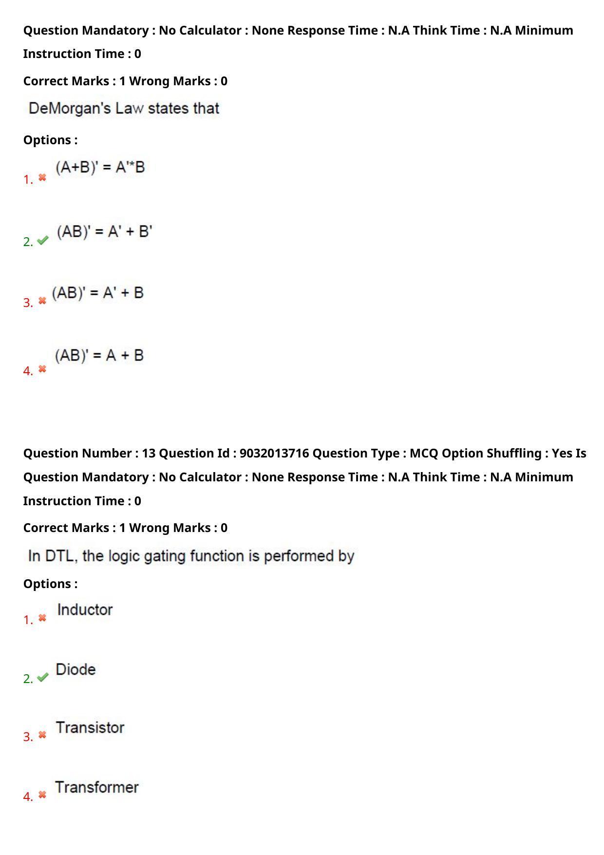 TS CPGET 2022 M.Sc Electronics Question Paper with Answer Key - Page 9
